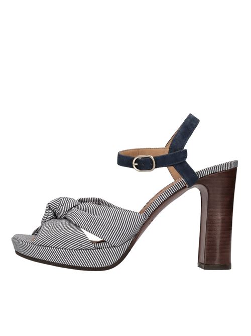 Sandali in tessuto e camoscio CHIE MIHARA | CASIMA NIMESNAVY-INDIGO